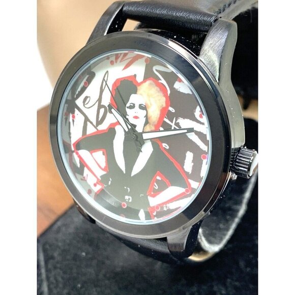 Disney Cruella Women\'s Watch WDS001025 Quartz 38mm White Red Black Leath… main image 5